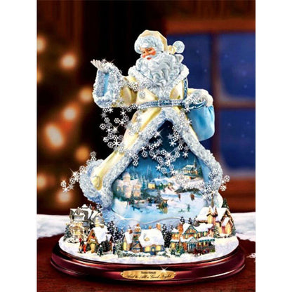 Snowman Crystal Ball - Full Round Drill Diamond Painting 50*60cm