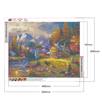 Garden Scenery - Full Round Drill Diamond Painting 50*40CM