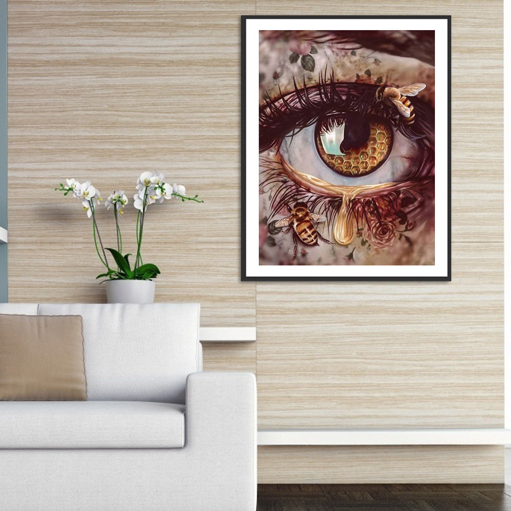 Eye - Full Round Drill Diamond Painting 30*40CM