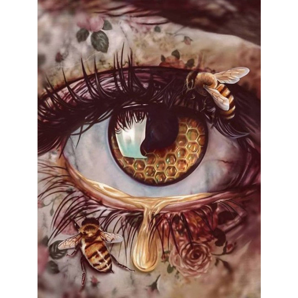 Eye - Full Round Drill Diamond Painting 30*40CM