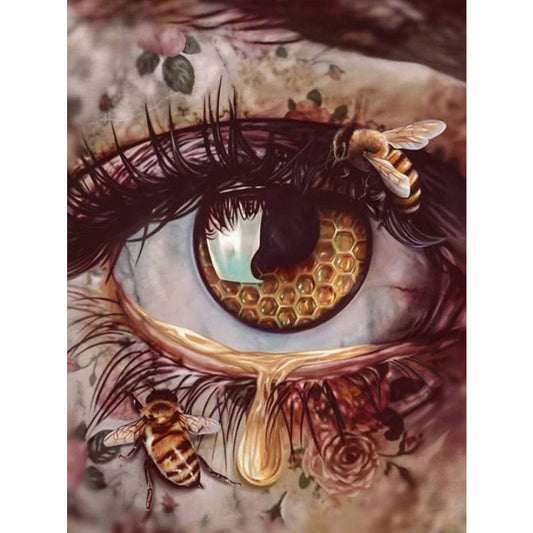 Eye - Full Round Drill Diamond Painting 30*40CM