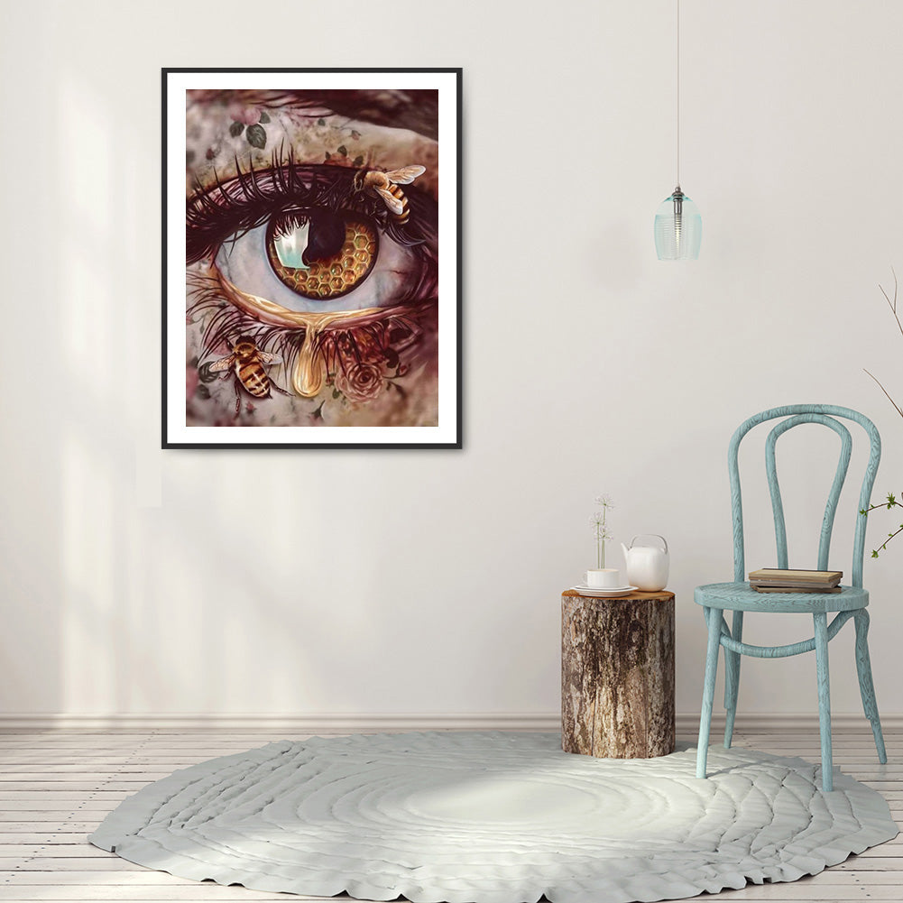 Eye - Full Round Drill Diamond Painting 30*40CM