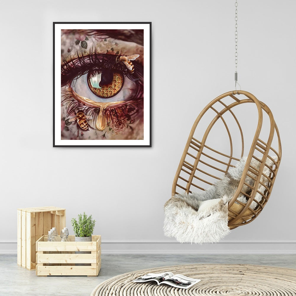 Eye - Full Round Drill Diamond Painting 30*40CM