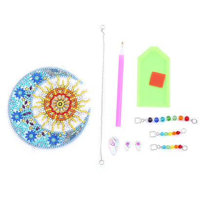 Animal DIY Diamond Painting Light Catcher Prism Hanging Crystal Wind Chime