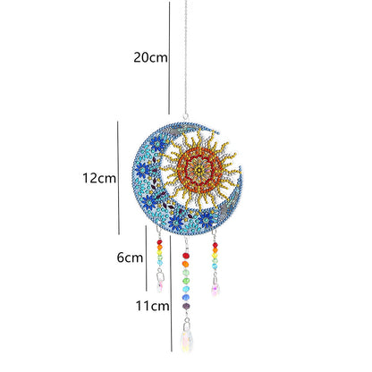 Animal DIY Diamond Painting Light Catcher Prism Hanging Crystal Wind Chime