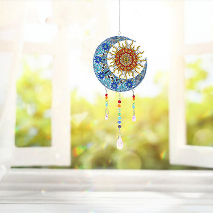 Animal DIY Diamond Painting Light Catcher Prism Hanging Crystal Wind Chime