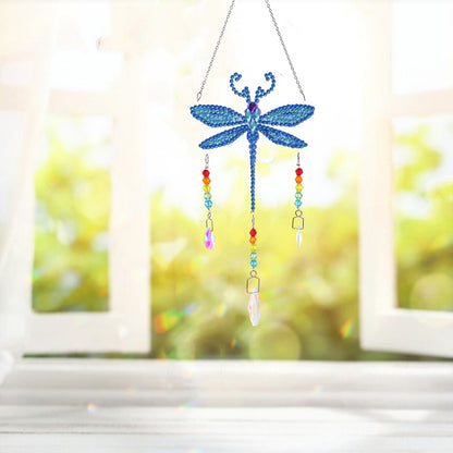 Animal DIY Diamond Painting Light Catcher Prism Hanging Crystal Wind Chime