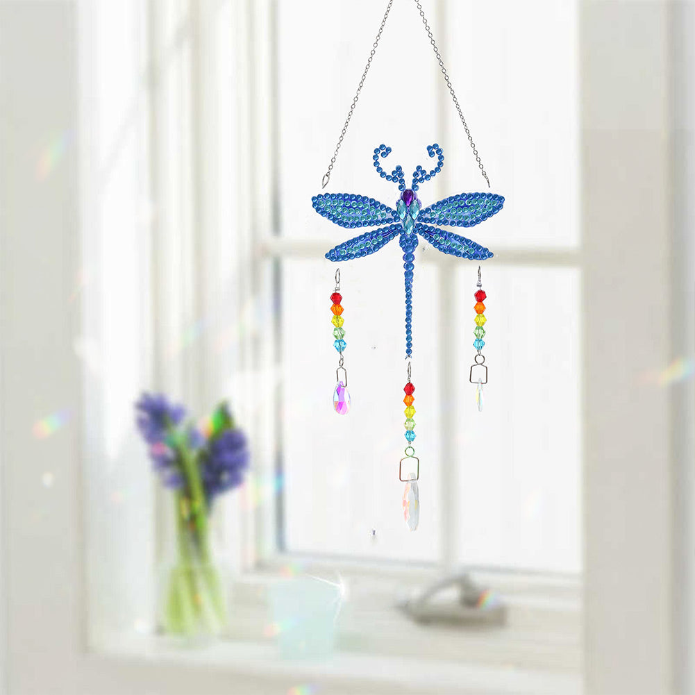 Animal DIY Diamond Painting Light Catcher Prism Hanging Crystal Wind Chime