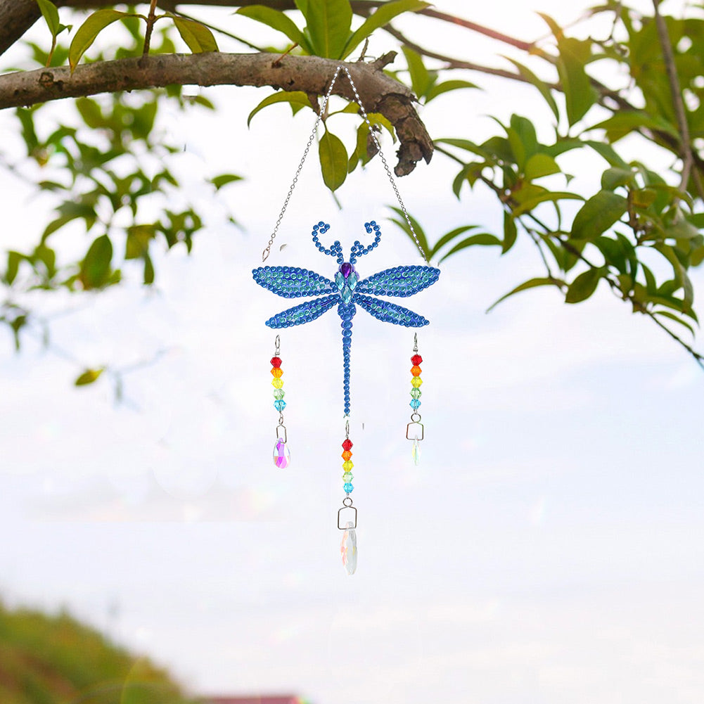 Animal DIY Diamond Painting Light Catcher Prism Hanging Crystal Wind Chime