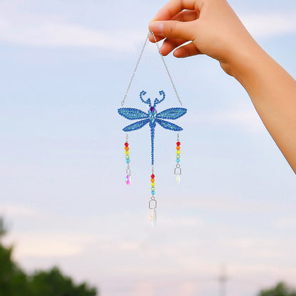 Animal DIY Diamond Painting Light Catcher Prism Hanging Crystal Wind Chime