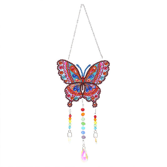 Animal DIY Diamond Painting Light Catcher Prism Hanging Crystal Wind Chime