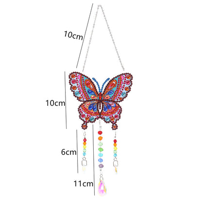 Animal DIY Diamond Painting Light Catcher Prism Hanging Crystal Wind Chime