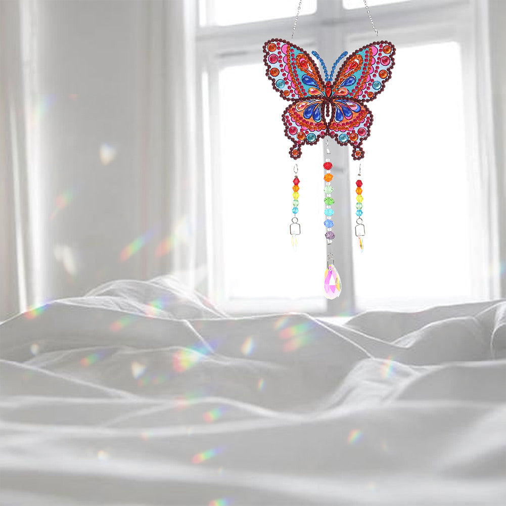 Animal DIY Diamond Painting Light Catcher Prism Hanging Crystal Wind Chime