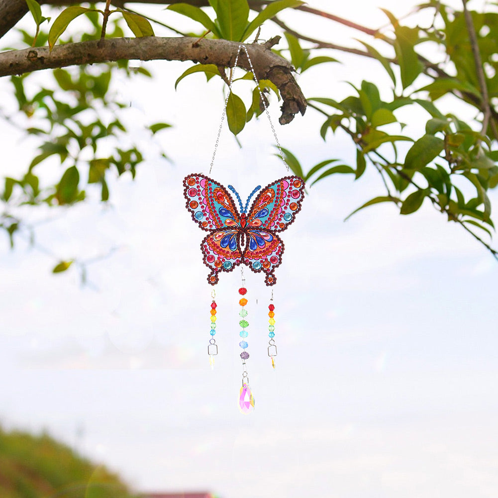 Animal DIY Diamond Painting Light Catcher Prism Hanging Crystal Wind Chime