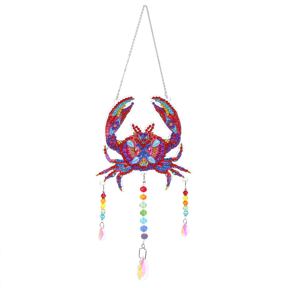 Animal DIY Diamond Painting Light Catcher Prism Hanging Crystal Wind Chime