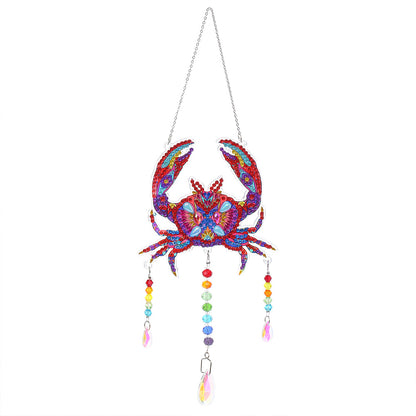 Animal DIY Diamond Painting Light Catcher Prism Hanging Crystal Wind Chime