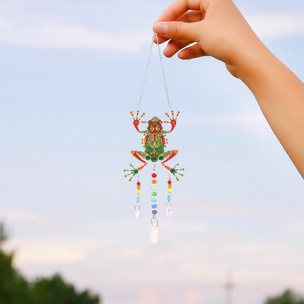 Animal DIY Diamond Painting Light Catcher Prism Hanging Crystal Wind Chime