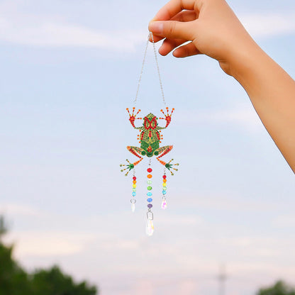 Animal DIY Diamond Painting Light Catcher Prism Hanging Crystal Wind Chime