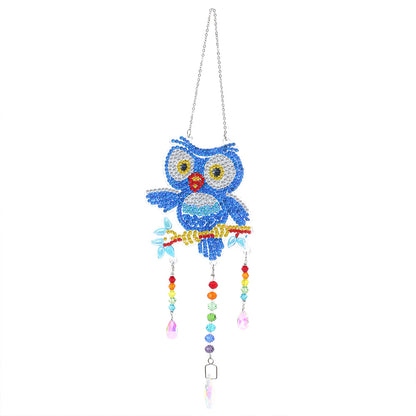 Animal DIY Diamond Painting Light Catcher Prism Hanging Crystal Wind Chime