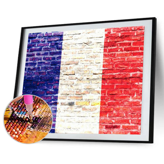 National Flag - Full Round Drill Diamond Painting 40*30CM