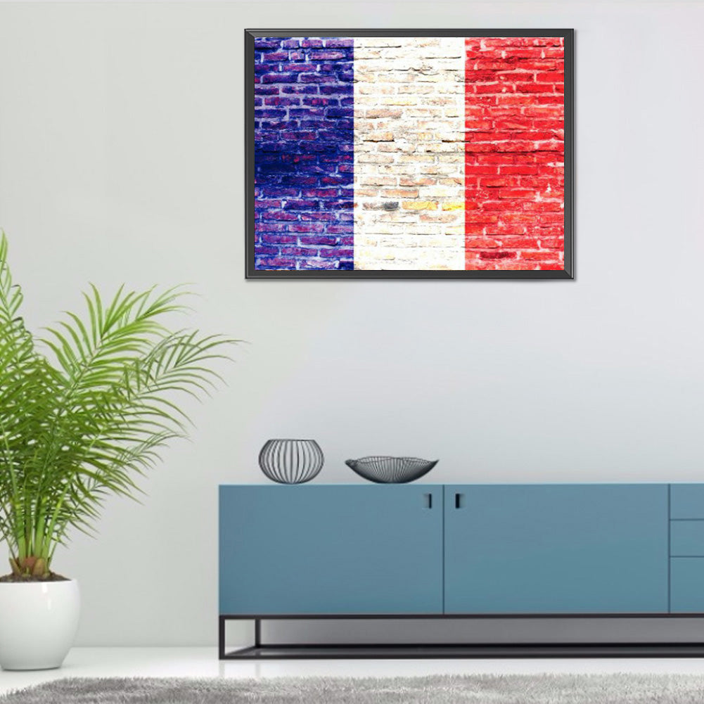 National Flag - Full Round Drill Diamond Painting 40*30CM