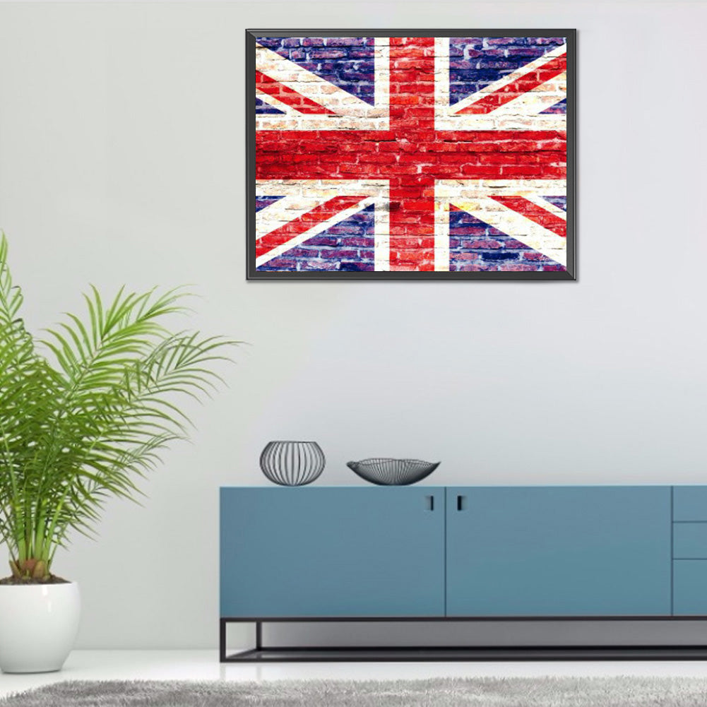 National Flag - Full Round Drill Diamond Painting 40*30CM