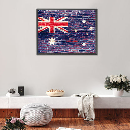 National Flag - Full Round Drill Diamond Painting 40*30CM