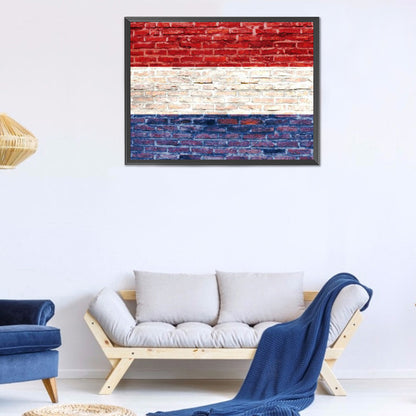 National Flag - Full Round Drill Diamond Painting 40*30CM