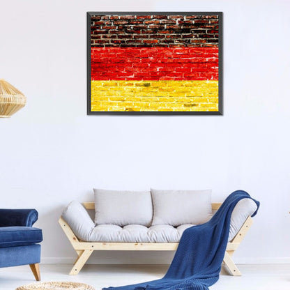 National Flag - Full Round Drill Diamond Painting 40*30CM