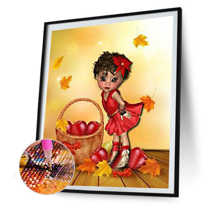 Little Girl - Full Round Drill Diamond Painting 30*40CM