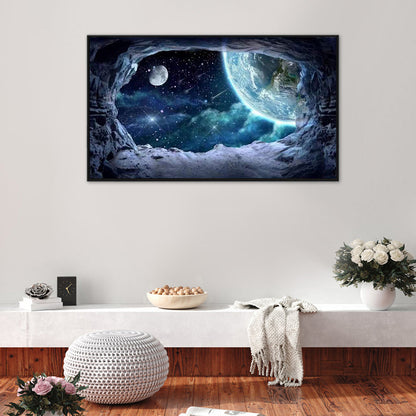 Cosmic Planet - Full Round Drill Diamond Painting 70*40CM
