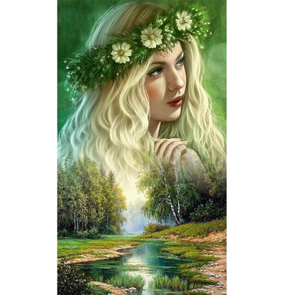 Goddess Of Four Seasons - Full Round Drill Diamond Painting 40*70CM