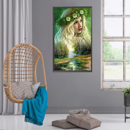 Goddess Of Four Seasons - Full Round Drill Diamond Painting 40*70CM