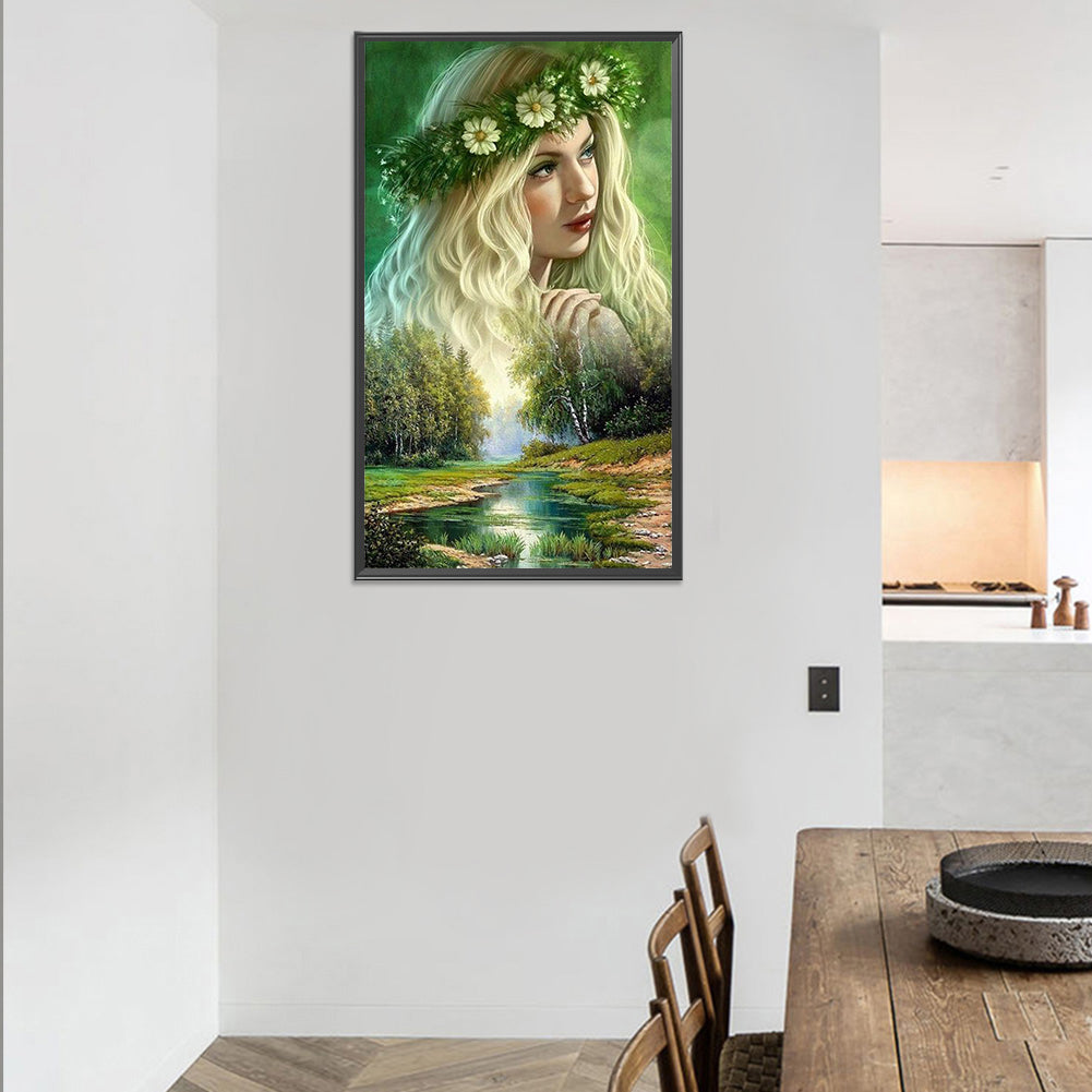 Goddess Of Four Seasons - Full Round Drill Diamond Painting 40*70CM