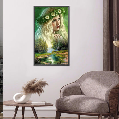 Goddess Of Four Seasons - Full Round Drill Diamond Painting 40*70CM