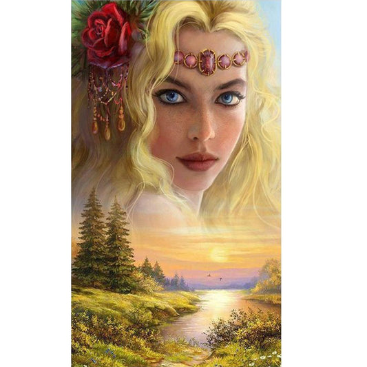 Goddess Of Four Seasons - Full Round Drill Diamond Painting 40*70CM