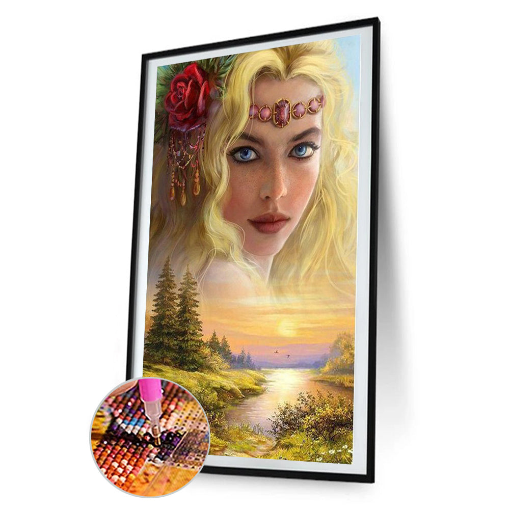 Goddess Of Four Seasons - Full Round Drill Diamond Painting 40*70CM