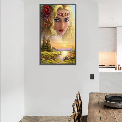 Goddess Of Four Seasons - Full Round Drill Diamond Painting 40*70CM