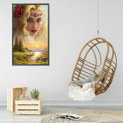 Goddess Of Four Seasons - Full Round Drill Diamond Painting 40*70CM