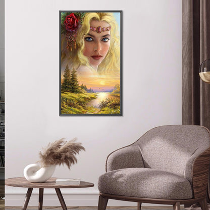 Goddess Of Four Seasons - Full Round Drill Diamond Painting 40*70CM