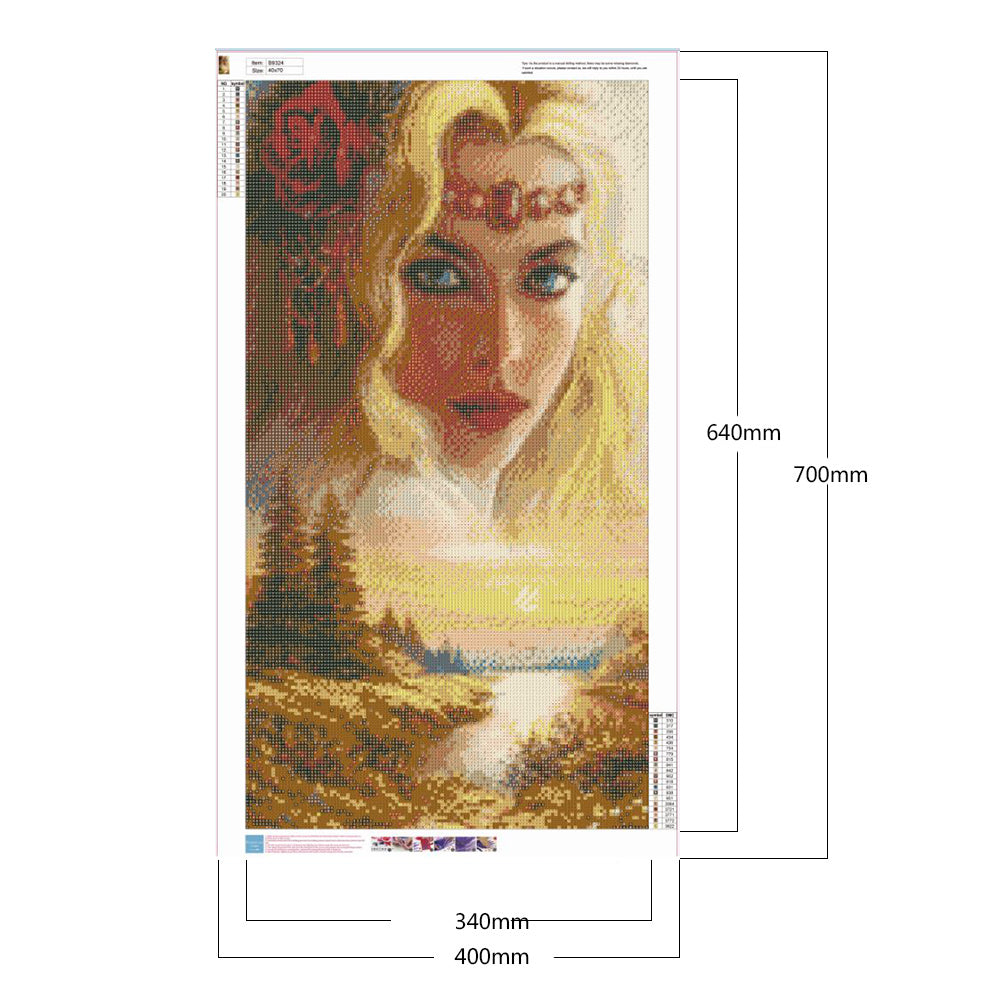 Goddess Of Four Seasons - Full Round Drill Diamond Painting 40*70CM