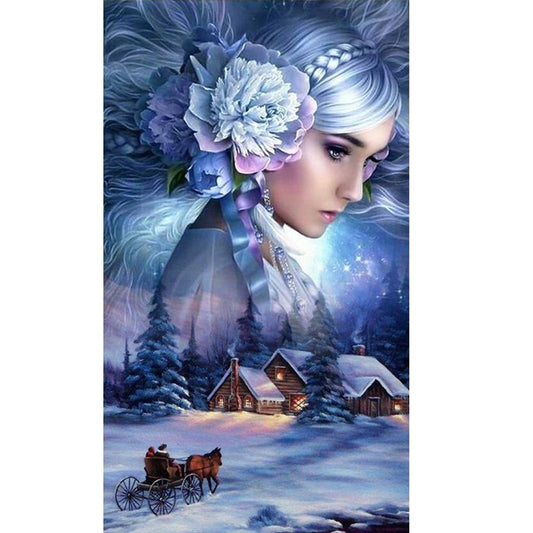 Goddess Of Four Seasons - Full Round Drill Diamond Painting 40*70CM