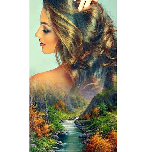 Goddess Of Four Seasons - Full Round Drill Diamond Painting 40*70CM