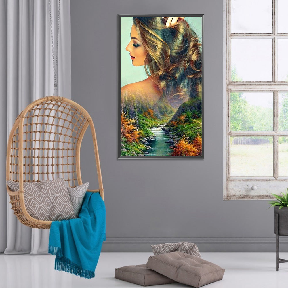 Goddess Of Four Seasons - Full Round Drill Diamond Painting 40*70CM