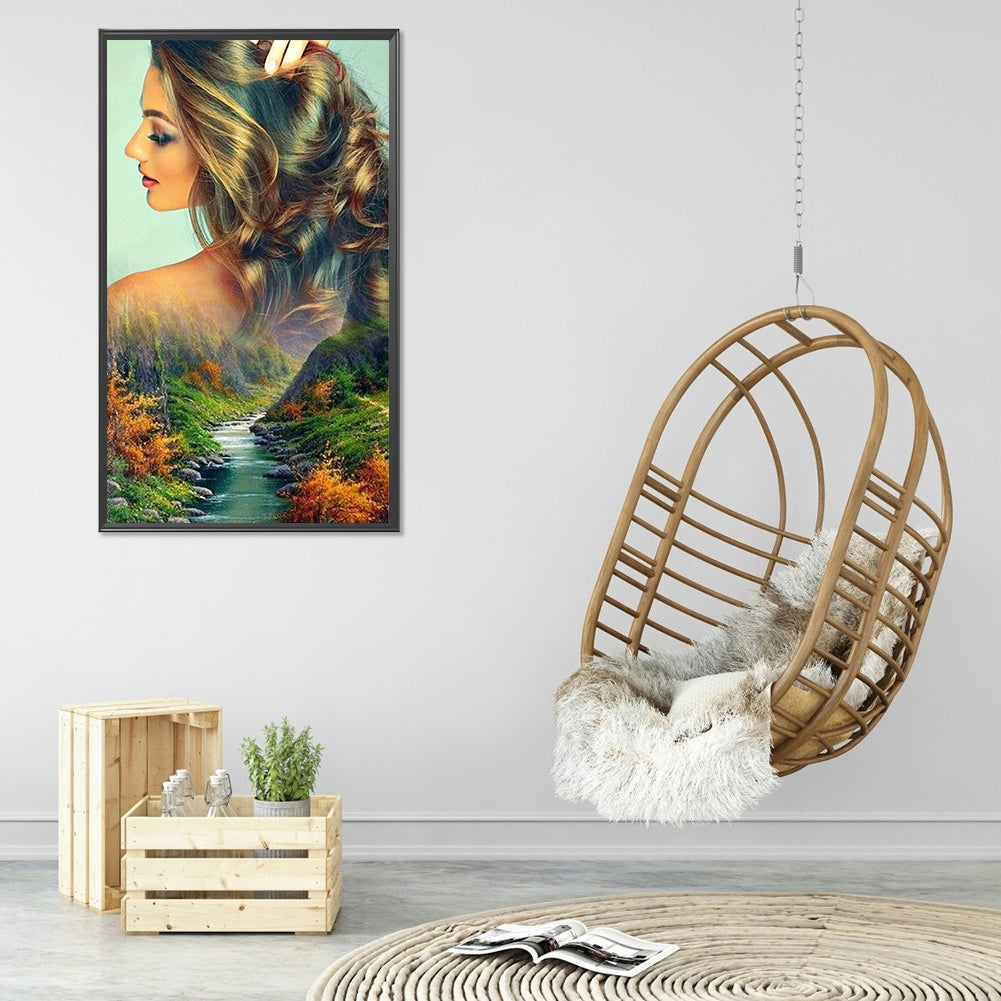 Goddess Of Four Seasons - Full Round Drill Diamond Painting 40*70CM