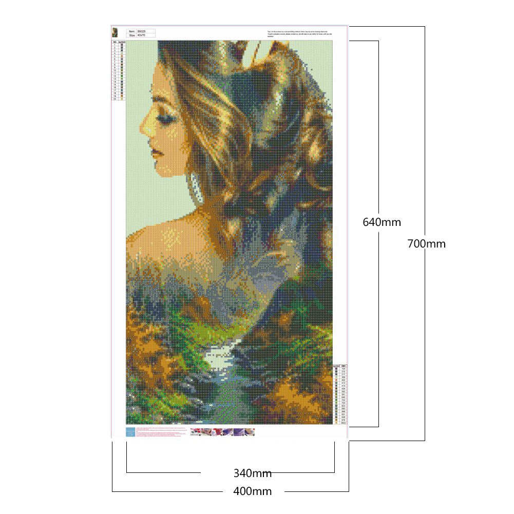 Goddess Of Four Seasons - Full Round Drill Diamond Painting 40*70CM