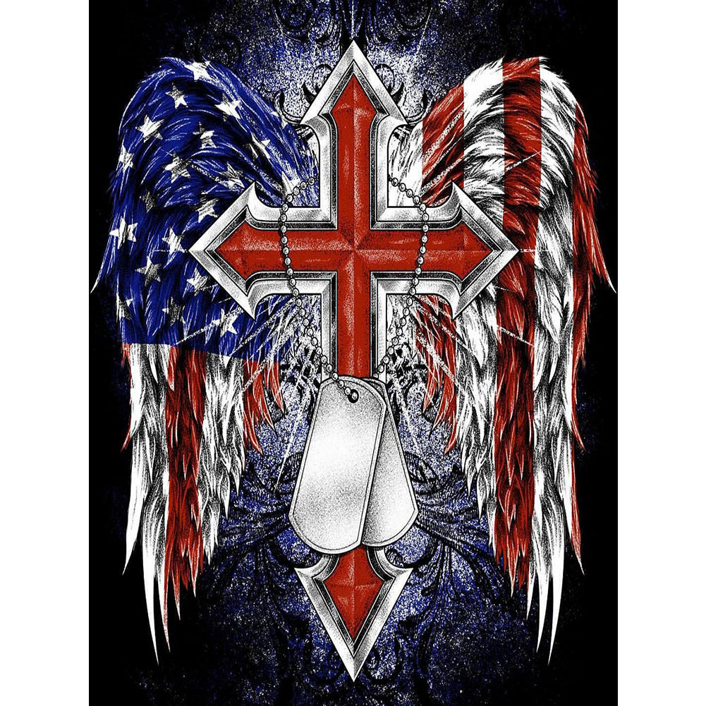 Independence Day - Full Round Drill Diamond Painting 30*40CM