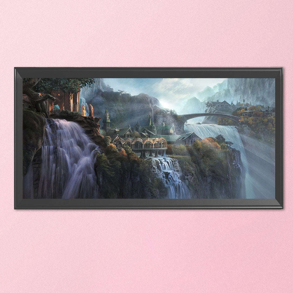 Rivendell - 11CT Stamped Cross Stitch 70*45CM