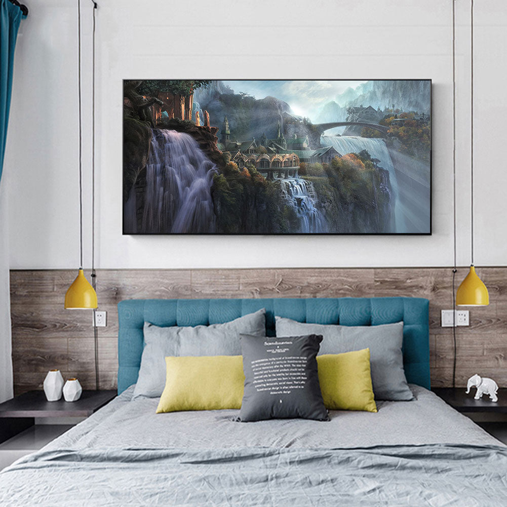 Rivendell - 11CT Stamped Cross Stitch 70*45CM