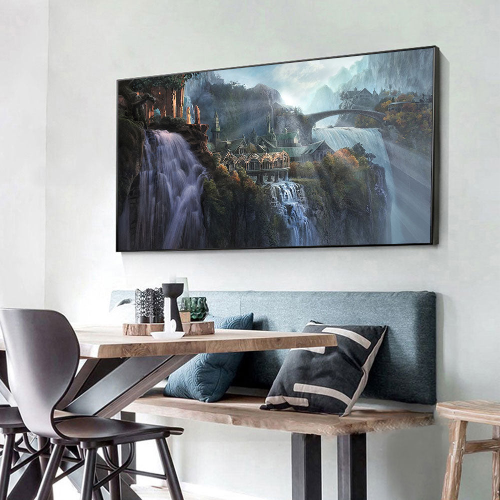 Rivendell - 11CT Stamped Cross Stitch 70*45CM